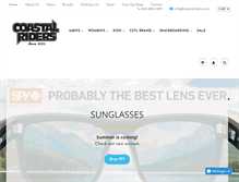 Tablet Screenshot of coastalriders.com